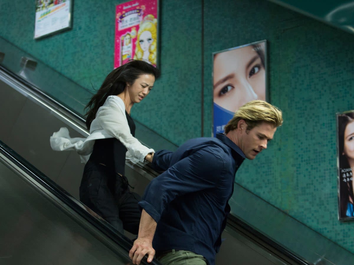 Tang Wei and Chris Hemsworth in ‘Blackhat' (Frank Connor/Legendary Pictures and Universal Pictures)