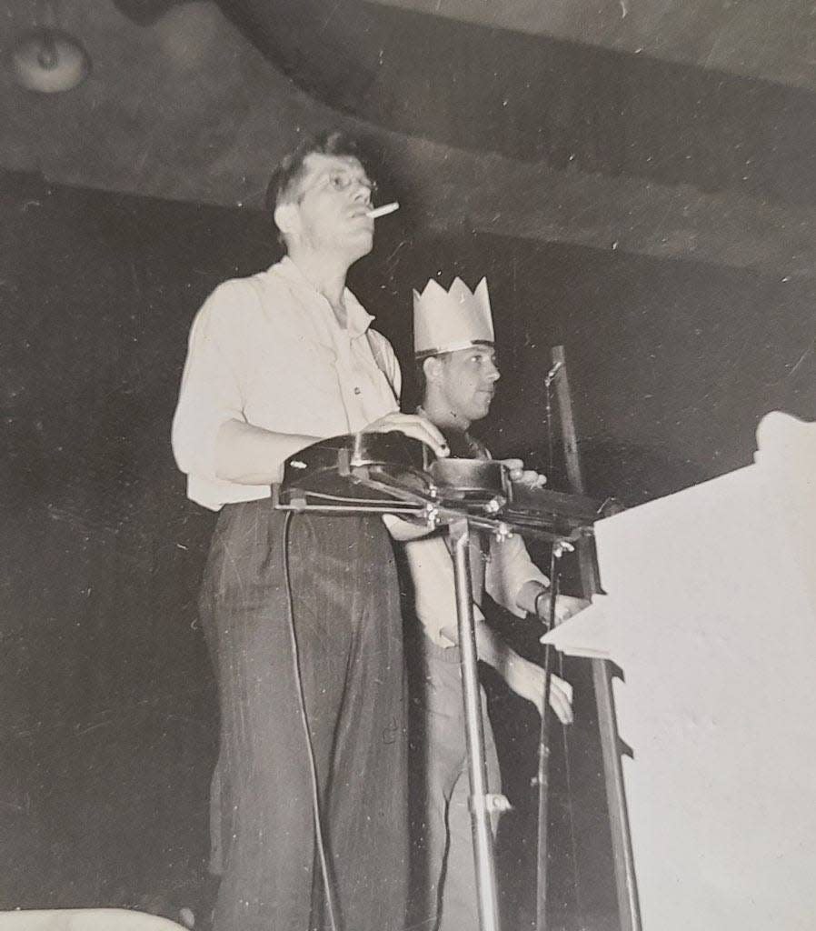 Louie Brodnik performs with the Haughville Slickers in an unknown year.