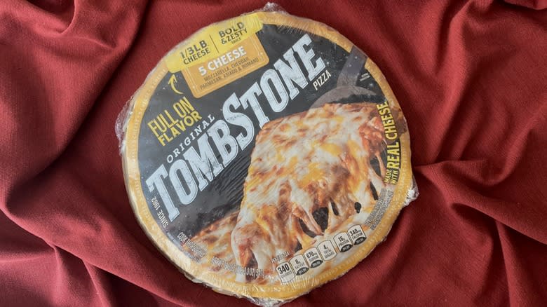 Tombstone frozen cheese pizza