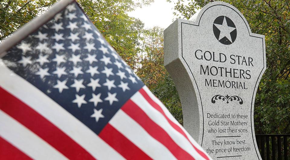 The Cohasset "Gold Star Mother Memorial" in the Woodside Cemetery off East Street in Cohasset
on Wednesday, Oct. 11, 2023