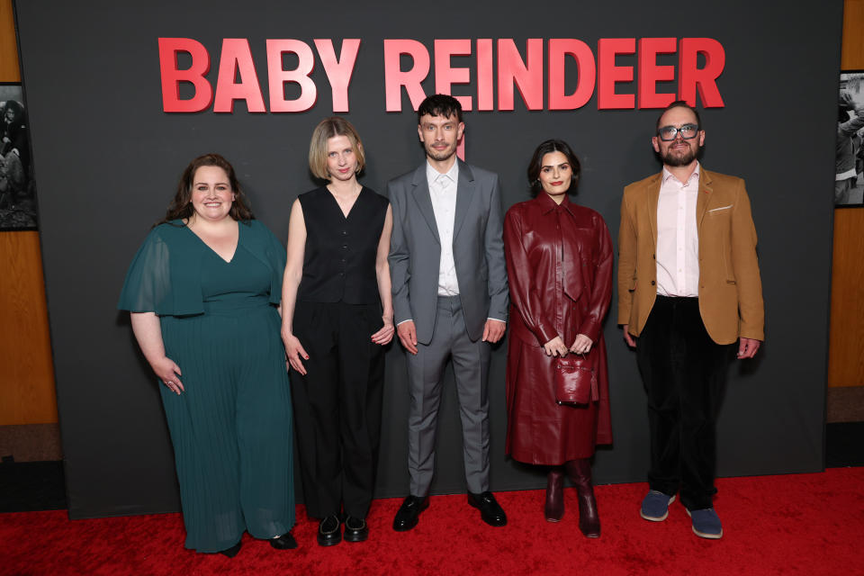 Baby Reindeer cast and creative team at the show's panel discussion