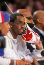 <p>Diddy's phone is a <i>shoe-in</i> for Wildest Place to Store Your Cellphone. </p>