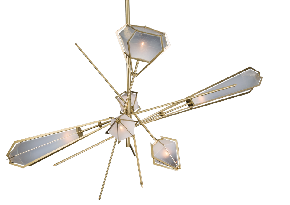 Harlow large chandelier; $13,850. gabriel-scott.com