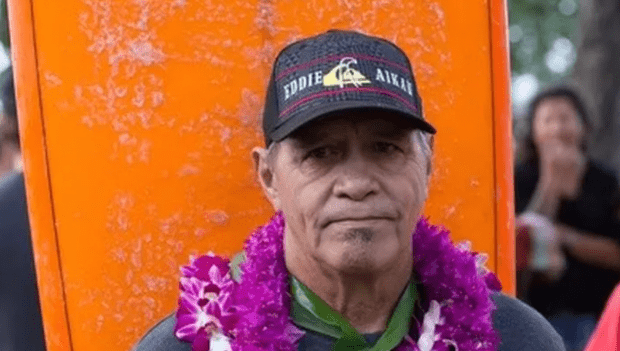 Clyde Aikau, seen here at the Eddie Aikau opening ceremony. <p>Photo: GoFundMe/Aikau Ohana</p>