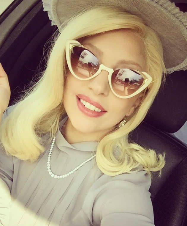 Lady Gaga in the wedding spirit. Photo: instagram.com/ladygaga.