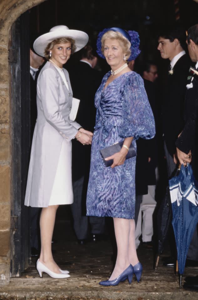 Diana und ihre Mutter Frances Shand Kydd hatten kein gutes Verhältnis und hatten bis zu ihrem tragischen Tod 1997 nicht mehr miteinander gesprochen. Foto: Getty