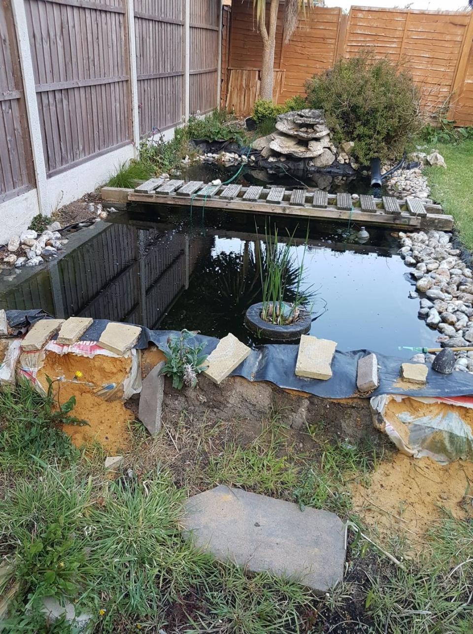 <p>Ornamental garden ponds are highly sought after, but this failed attempt from Lena Hartl is more like a pool of water outside. Calling the project a 'total failure', it took Lena over two years to design. </p><p><strong>READ MORE</strong>: <a href="https://www.housebeautiful.com/uk/garden/designs/a36461898/healing-garden/" rel="nofollow noopener" target="_blank" data-ylk="slk:How to create your own healing garden;elm:context_link;itc:0;sec:content-canvas" class="link ">How to create your own healing garden</a> </p>