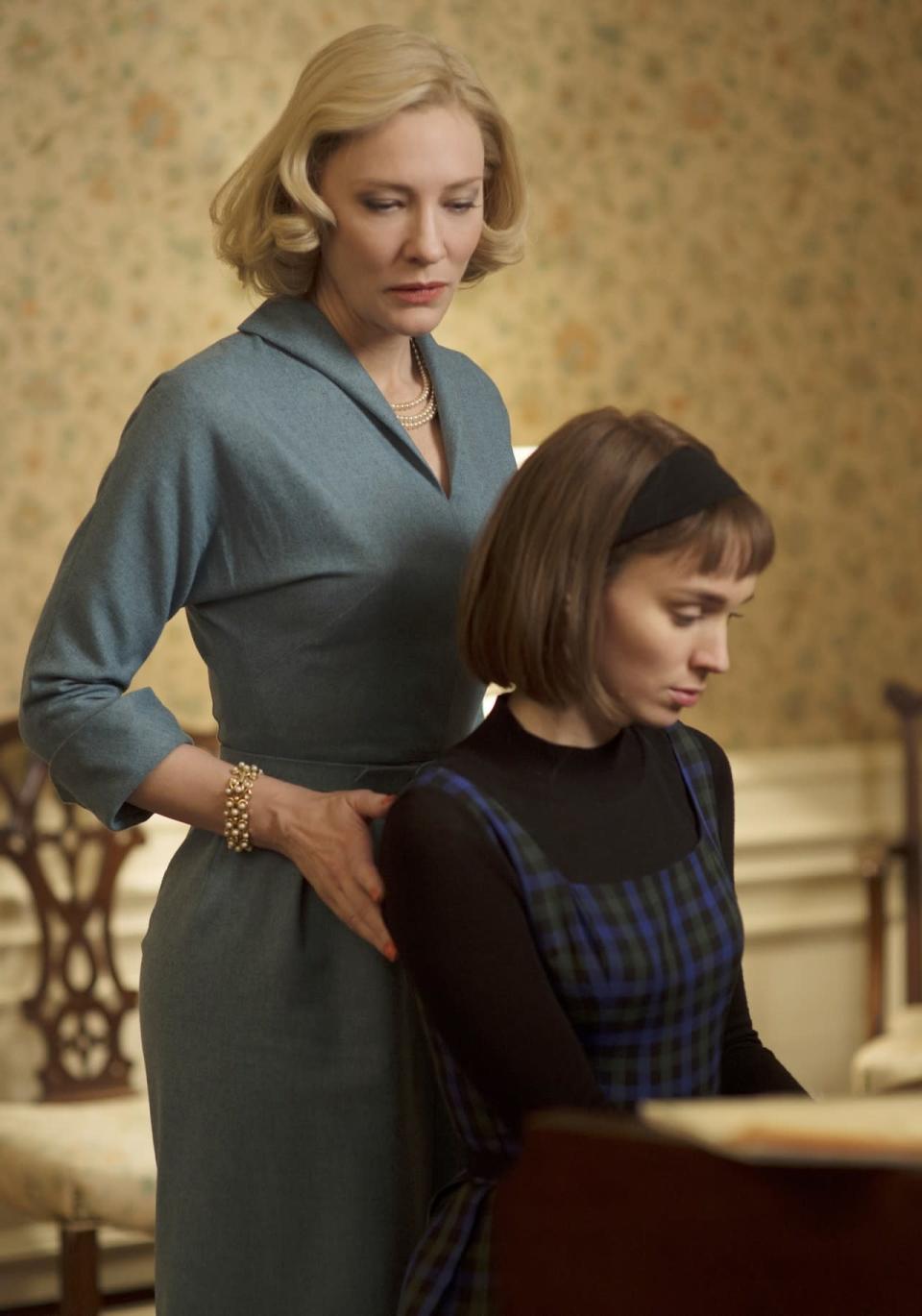 Blanchett and Rooney Mara in Todd Haynes’s Carol. 