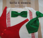 <div class="caption-credit"> Photo by: Etsy</div><b>Build a Bodysuit <br></b> Yes, yes you can build-your-own bodysuit. This brilliant set comes with a white bodysuit, red and white striped suspenders, a green tie, green bow tie and red vest. Use one of these accessories, two or all of them to create different looks. Why can't they have something like this for dads? My husband would love it! <br> <i><a href="http://www.disneybaby.com/blog/holiday-themed-bodysuits-for-baby/#slide8" rel="nofollow noopener" target="_blank" data-ylk="slk:Get it here;elm:context_link;itc:0;sec:content-canvas" class="link ">Get it here</a></i> <br>