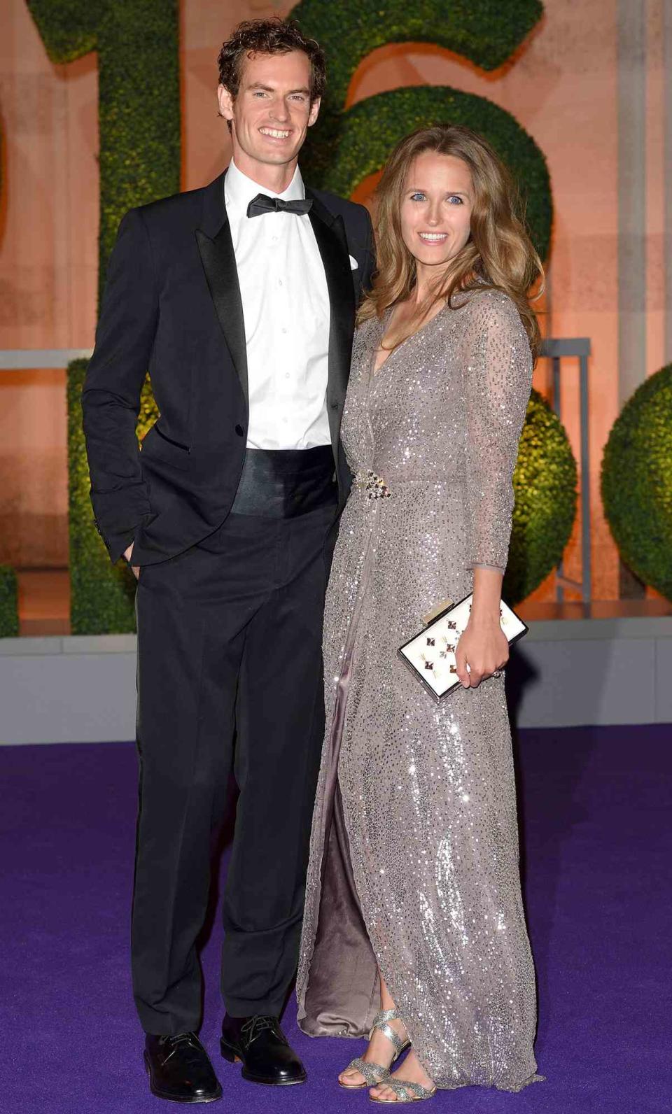 Andy Murray of Great Britain and Kim Murray attend the Wimbledon Champions Dinner 2016 at the Guild Hall on July 10, 2016 in London, England