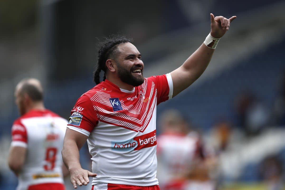 Konrad Hurrell faces an anxious build-up to St Helens’ World Cup Challenge in Australia (Will Matthews/PA) (PA Archive)