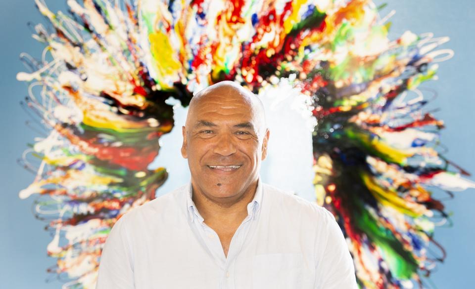 Sharkey compares himself to 1980s American graffiti artist turned painter, Jean-Michel Basquiat. Photo: Supplied