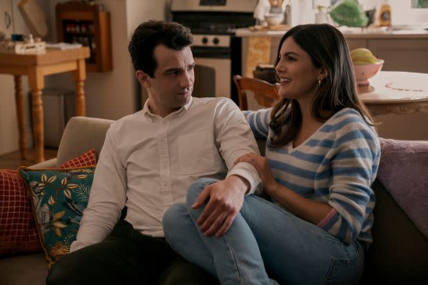 Pictured (From L to R): Jay Baruchel, Monica Barbaro