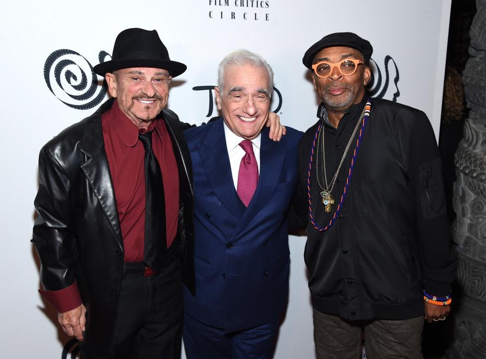 Joe Pesci, Martin Scorsese, and Spike Lee in New York, January 07, 2020.