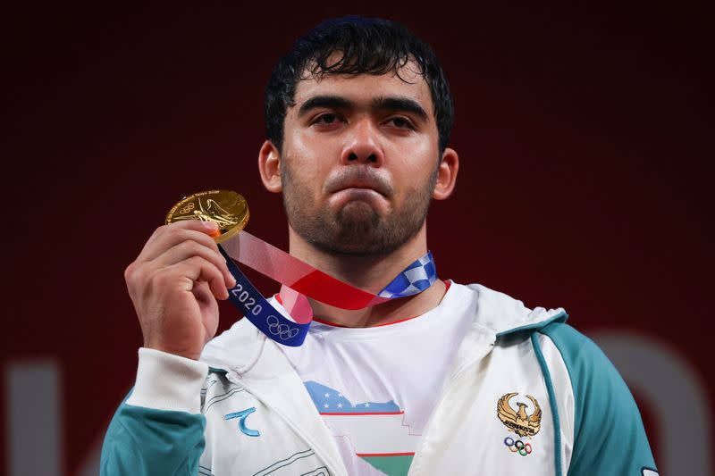 Weightlifting - Men's 109kg - Medal Ceremony