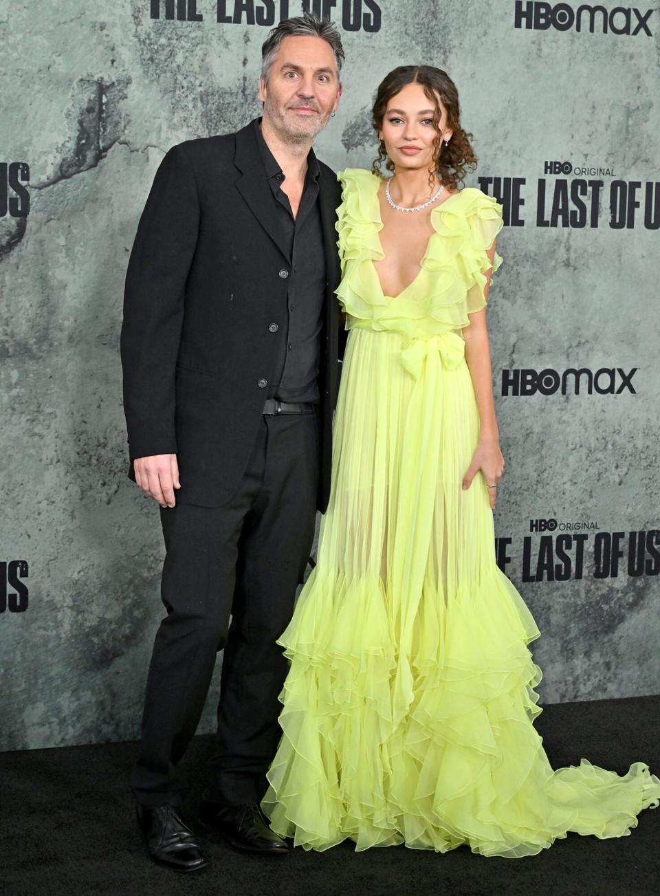 Ol Parker and Nico Parker attend the Los Angeles Premiere of HBO's "The Last of Us"
