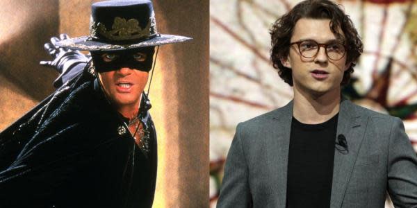 Antonio Banderas quiere que Tom Holland protogonice una película del Zorro