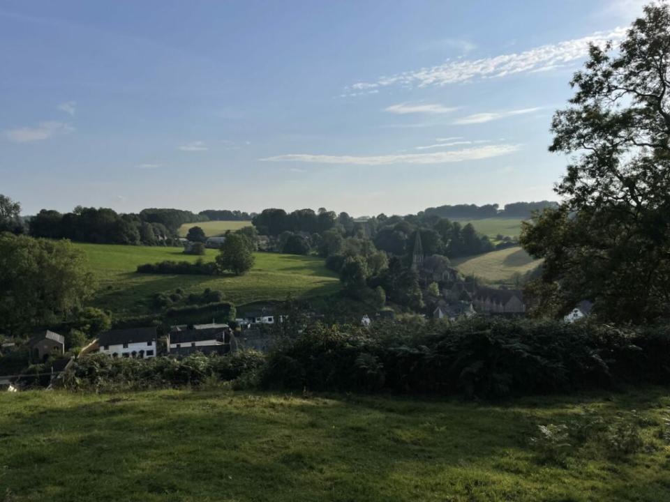 The rolling hills of Clearwell (Image: author’s own)