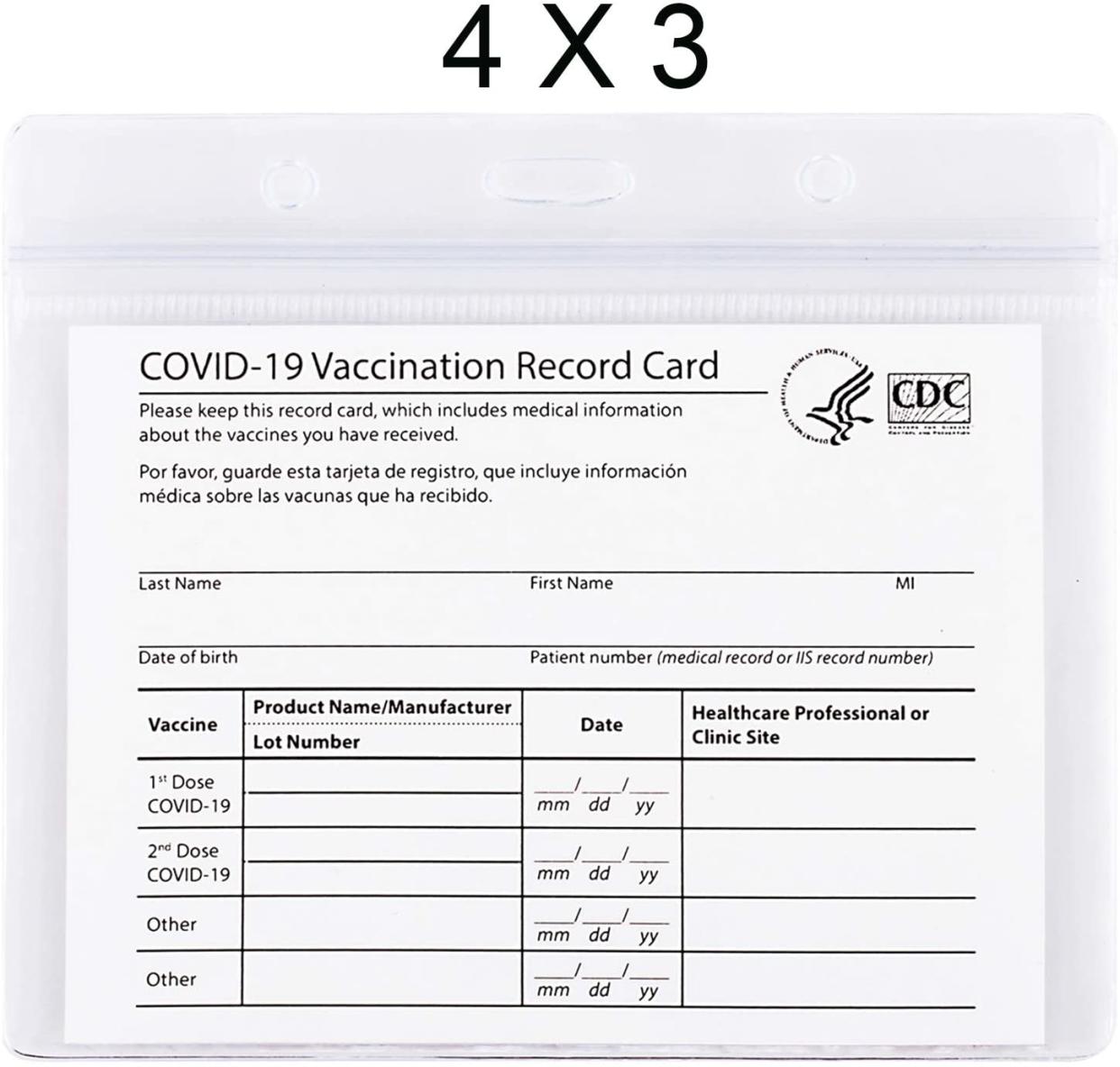 Vaccination Card Holder