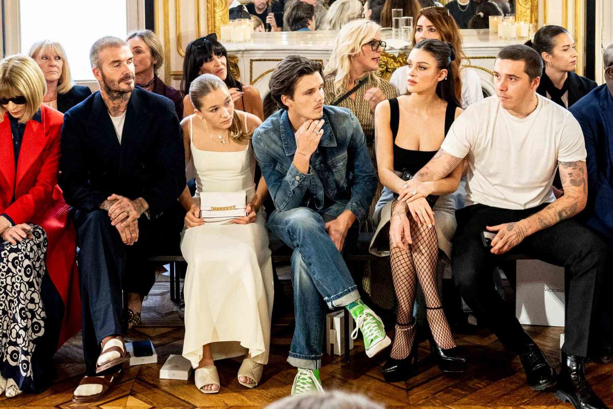 Victoria and David Beckham Hit London Fashion Week in His-and-Hers