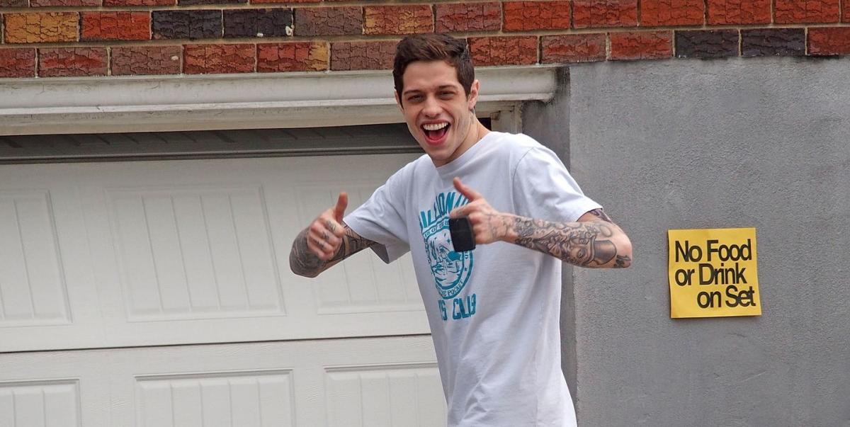 Pete Davidson attends Scott Disick's son Reign's baseball game