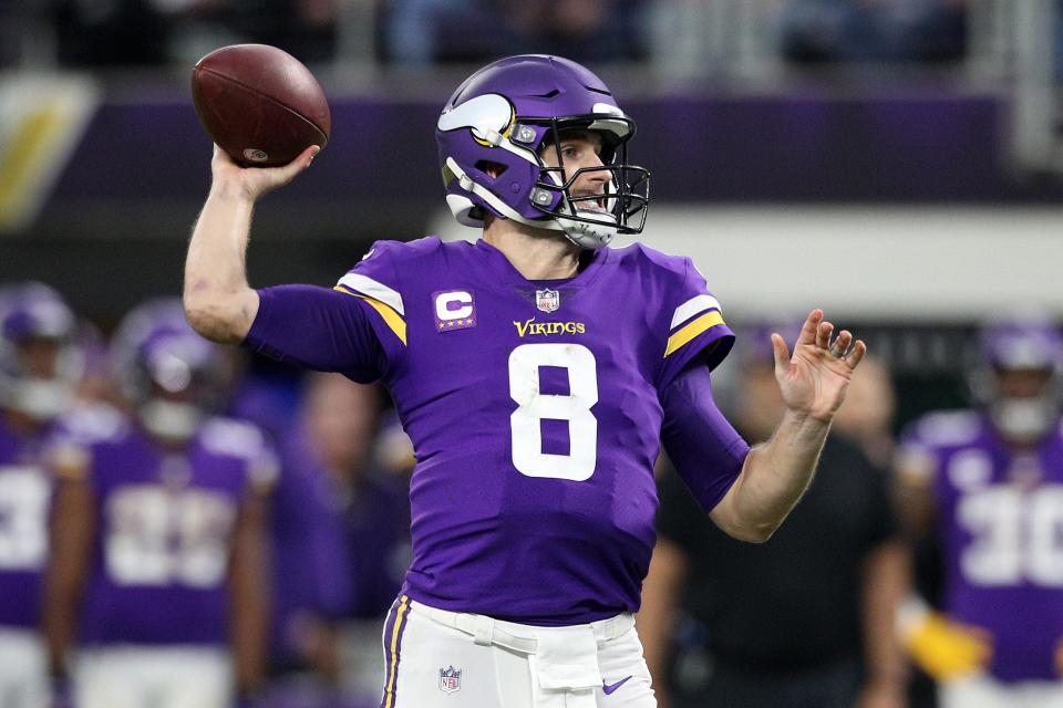 Kirk Cousins will miss Sunday&#39;s important game against the Packers.