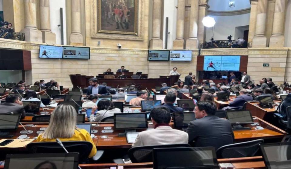 Audiencia pública de la reforma pensional en Colombia. Foto: Senado de la República.