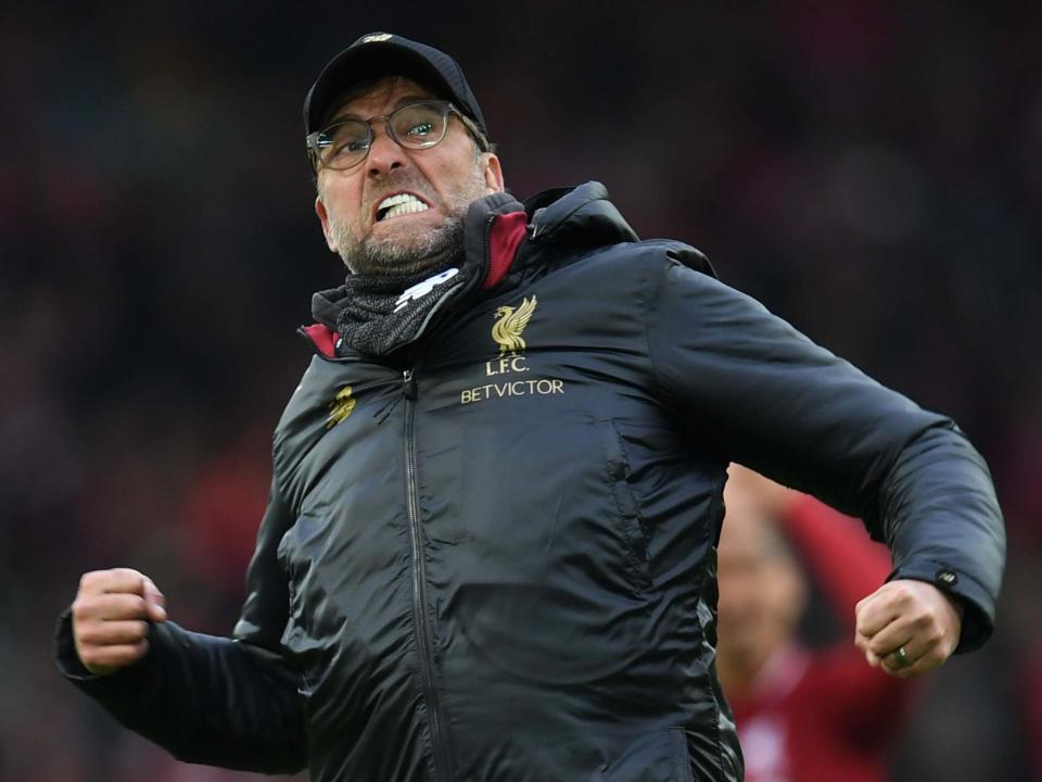 Jurgen Klopp insists Liverpool will celebrate their imminent Premier League title win when they can do so: AFP via Getty