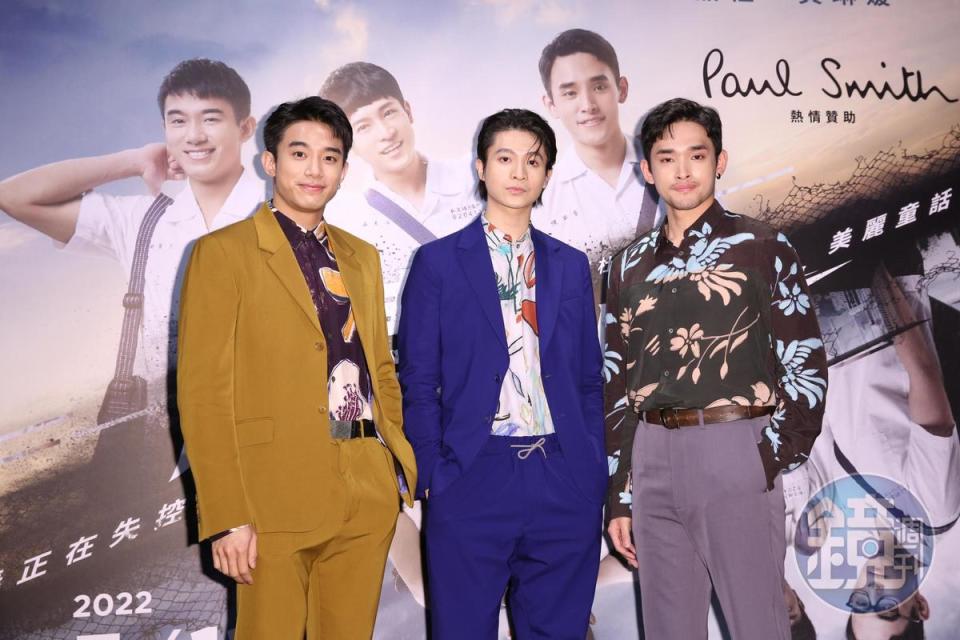 電影《青春換日線》由初孟軒（左起）、呂晉宇、商鼎等人演出，探討校園簽賭與霸凌議題。