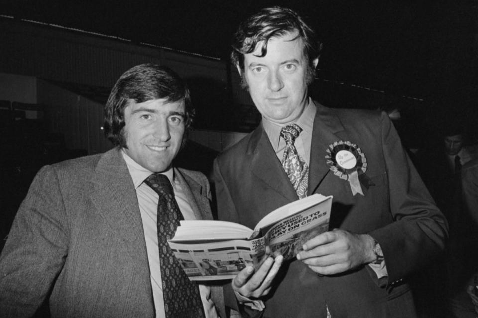 Writing partnership: Terry Venables and his co-author Gordon Williams (Getty)