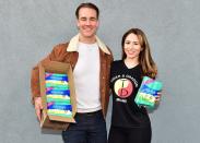 James Van Der Beek joins Always and Walmart’s efforts to help #EndPeriodPoverty and keep girls in the confidence-building activities they love with a donation at an L.A. community center.