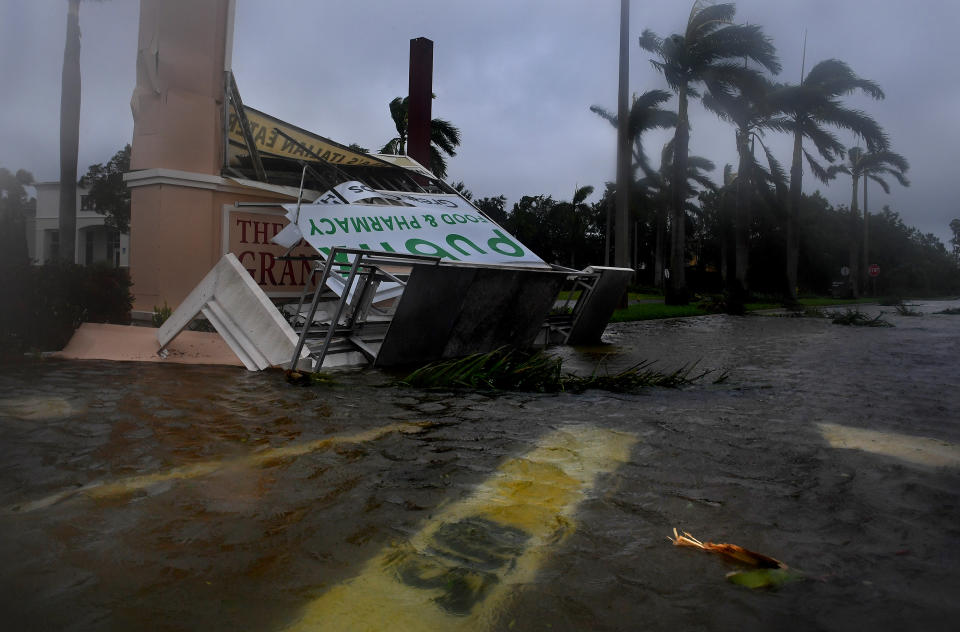 (FOTOS) El paso destructor de Irma por Florida, EEUU