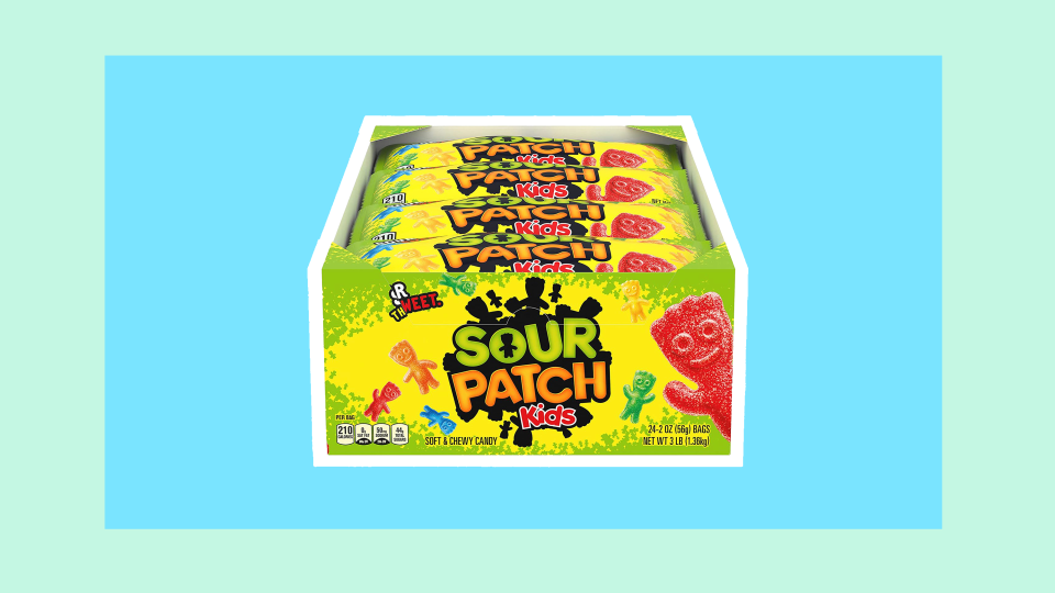 Your taste buds will appreciate the sour and sugary rush of a few Sour Patch Kids.