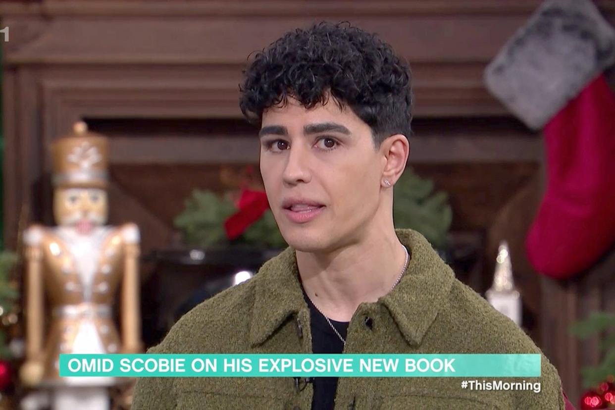 Omid Scobie in an interview on This Morning today on ITV with Craig Doyle and Alison Hammond. (ITV)