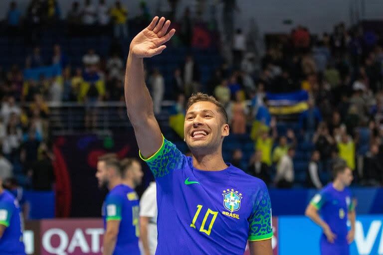 Pito, figura de la selección de Brasil de futsal, elegido mejor jugador del mundo en 2023