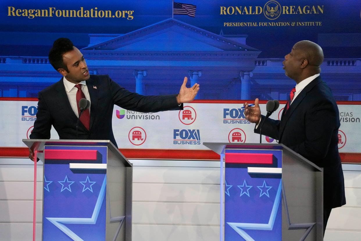 APTOPIX Election 2024 Debate (Copyright 2023 The Associated Press. All rights reserved.)