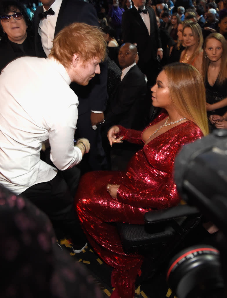 Beyoncé and Ed Sheeran