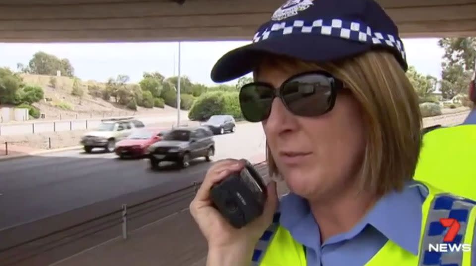 Extra officers were out on the roads in a blitz on drivers speeding. Source: 7 News