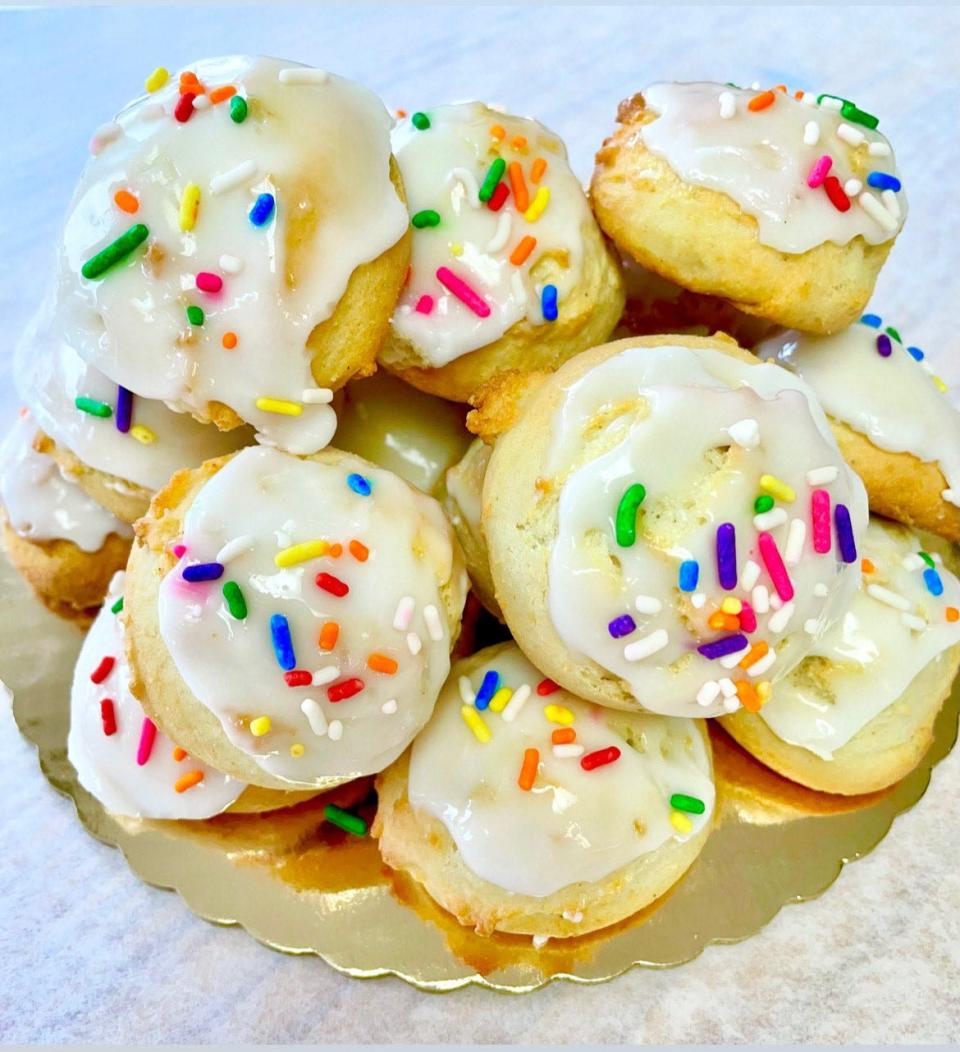 Lemon Ricotta Cookies are homemade without gluten or nuts at Three Wishes Bakery in Johnston.