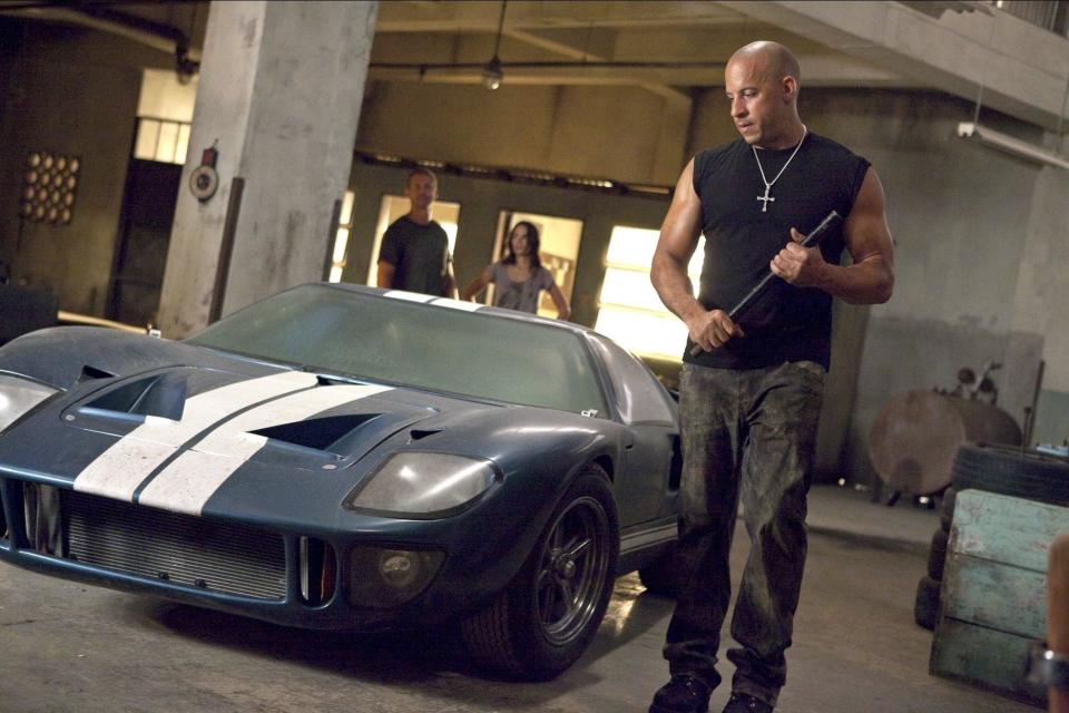 Vin Diesel, Paul Walker, and Jordana Brewster in "Fast Five"