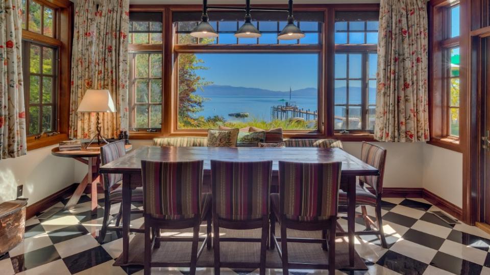 The breakfast nook overlooks the lake. - Credit: Photo-tecture