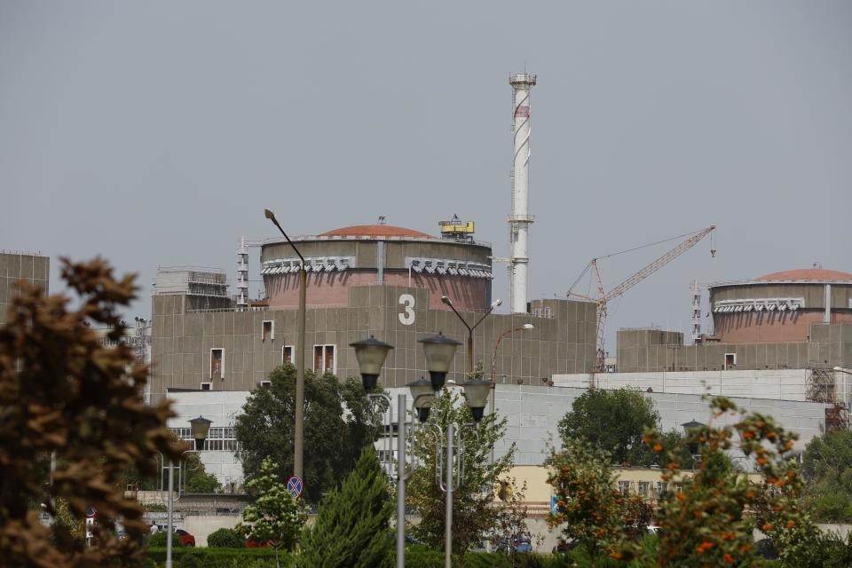 Photo taken on Aug. 22, 2022 shows the Zaporizhzhia nuclear power plant. / Credit: Victor/Xinhua via Getty Images