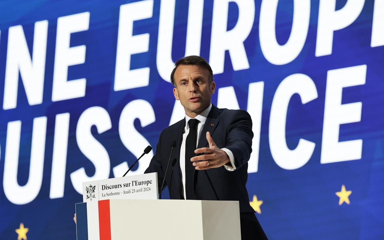 The French president was advised to 'put his own house in order before lecturing Britain'