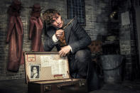 Eddie Redmayne en una escena de "Animales Fantásticos: Los crímenes de Grindelwald" en una fotografía proporcionada por Warner Bros. (Jaap Buitendijk/Warner Bros. Pictures via AP)