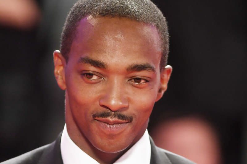 Anthony Mackie attends the Venice Film Festival premiere of "Seberg" in 2019. File Photo by Rune Hellestad/UPI