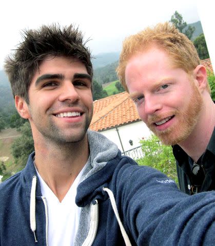 <p>Jesse Tyler Ferguson/Instagram</p> Justin Mikita and Jesse Tyler Ferguson