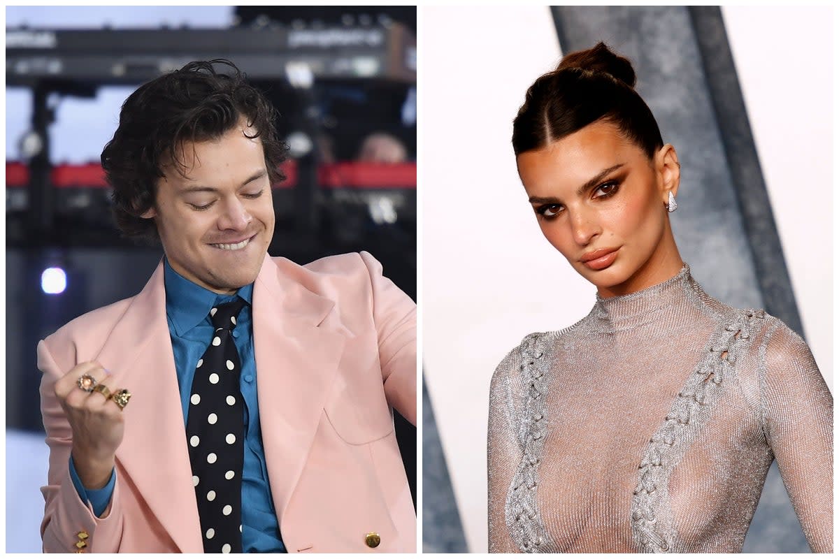 Harry Styles and Emily Ratajkowski were recently seen kissing in Tokyo  (ES Composite)