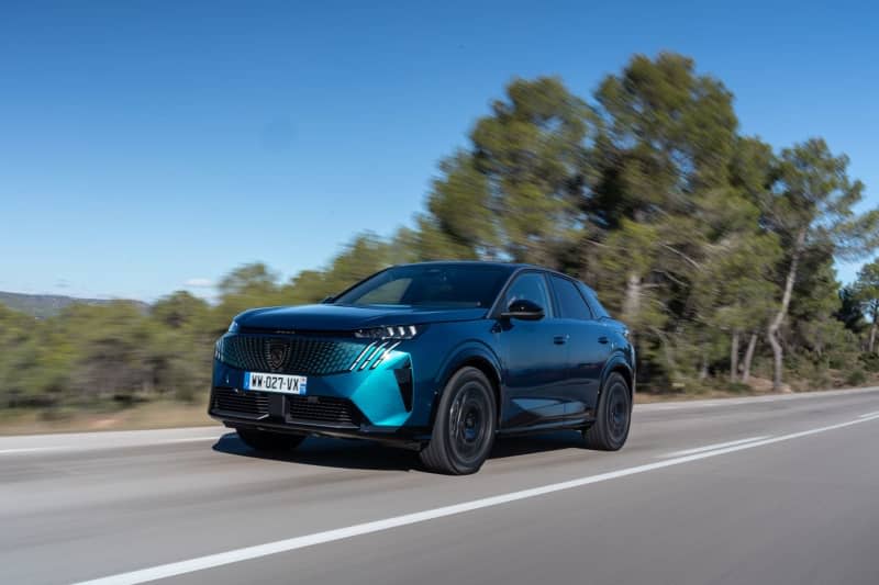The new E-3008 electric SUV is among Peugeot's models getting ChatGPT as part of a broader trend that has has seen several manufacturers adopt AI to let drivers have more natural-sounding conversations with car software. Tibo/Peugeot/dpa