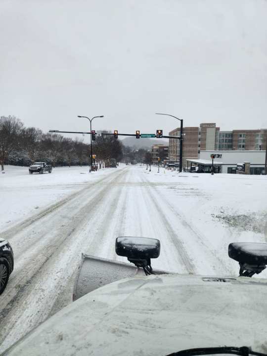 Snow plowing efforts in Franklin (Courtesy: City of Franklin)