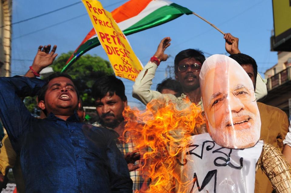 India fuel strike